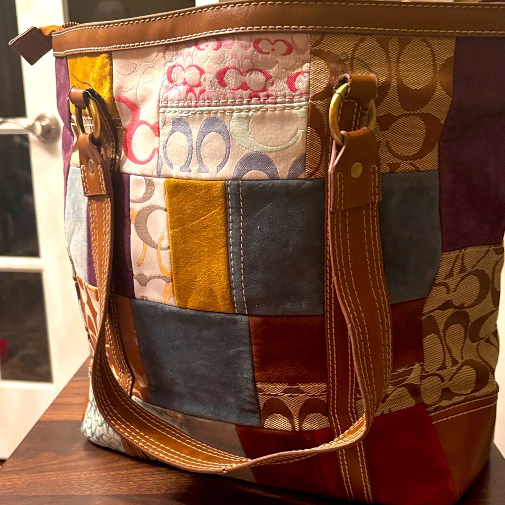Patchwork Tote Bag - Multicolor